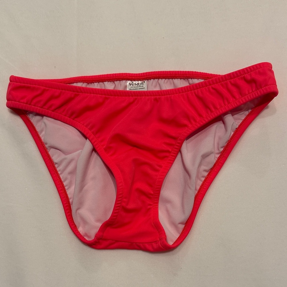 VENUS Vibrant Coral Bikini Bottom (Top available as a set or sold separately)